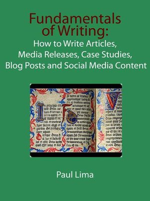 cover image of Fundamentals of Writing
